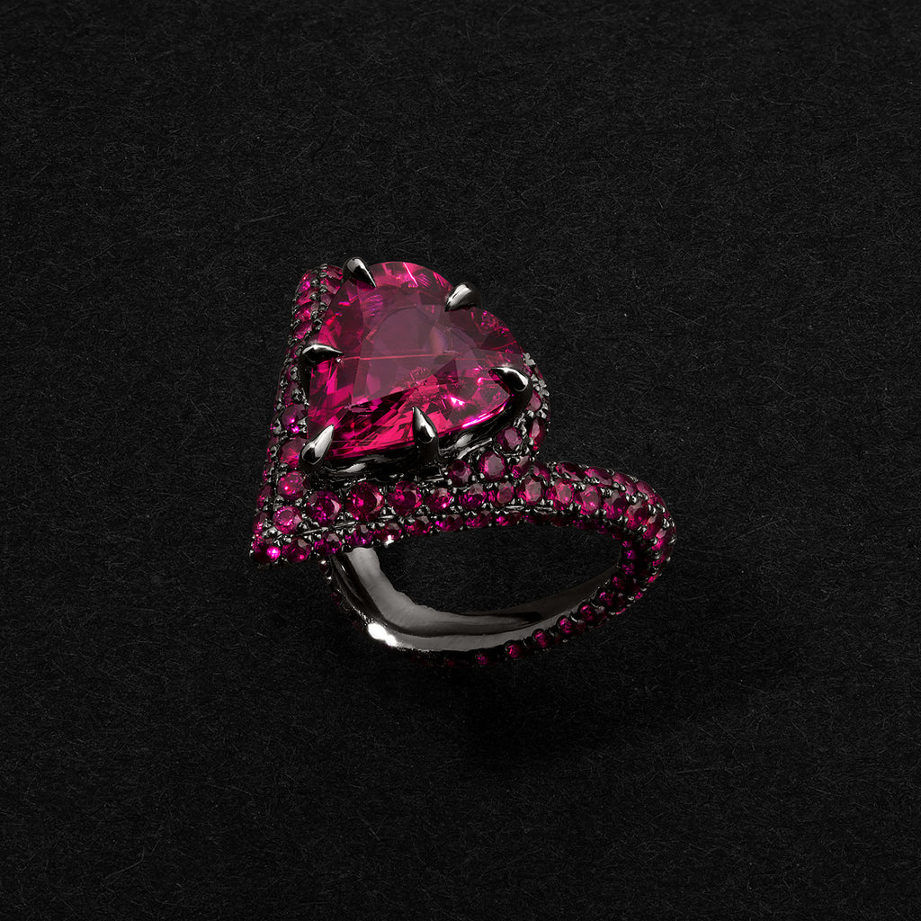 Rubellite Laith Cocktail Ring