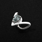 Grey Spinel & Enamel Laith Pinky Ring