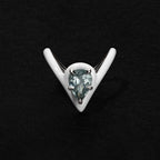 Grey Spinel & Enamel Laith Pinky Ring