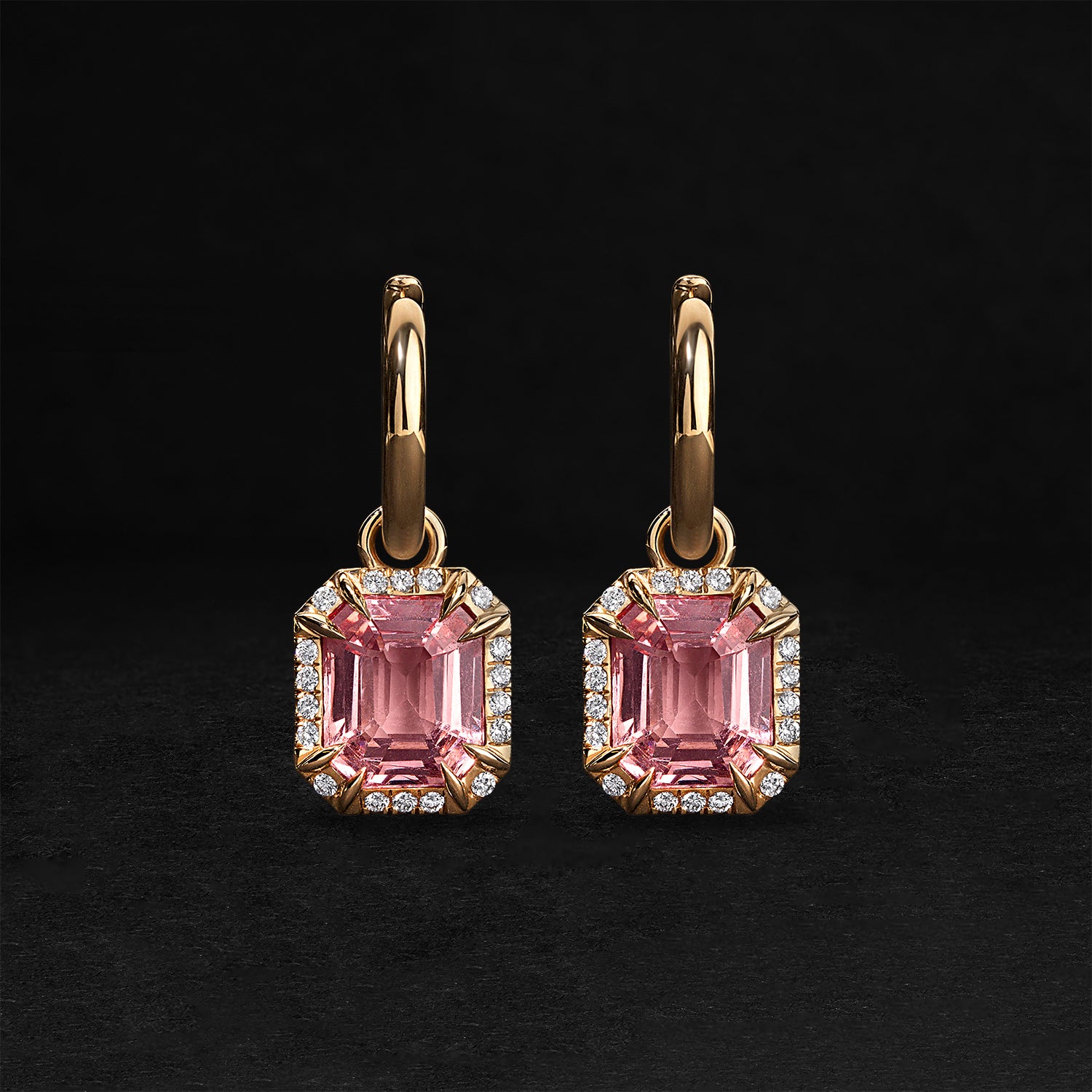 Pink Spinel Rian Earrings