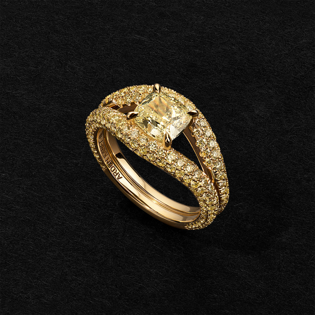Yellow Diamond Fiorelle Ring