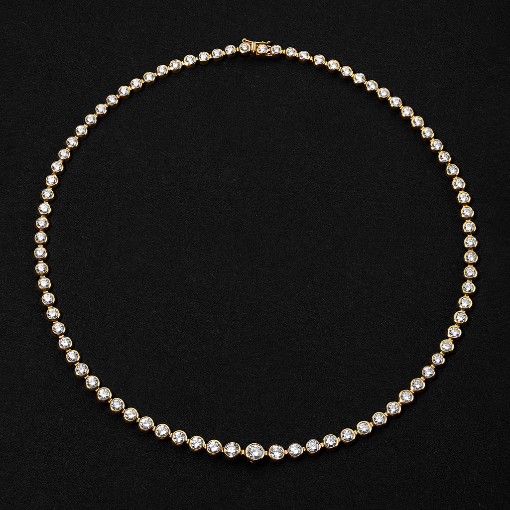 Theia Graduated Tennis Necklace (Pre-order)